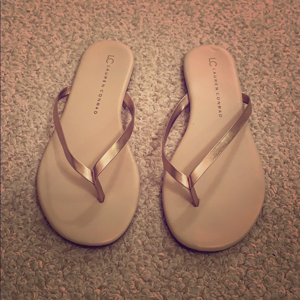 Rose Gold Flip Flop by Lauren Conrad